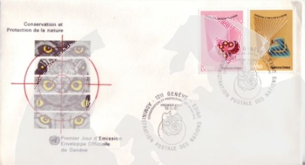 OSN Ženeva FDC 0109 / 0110 ● - 1982